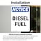 Signmission Diesel Fuel OSHA Notice Sign, Vinyl Decal, 7in W x 10in L, 2PK OS-2PACK-NS-D-710-V-11009 - alternate 5
